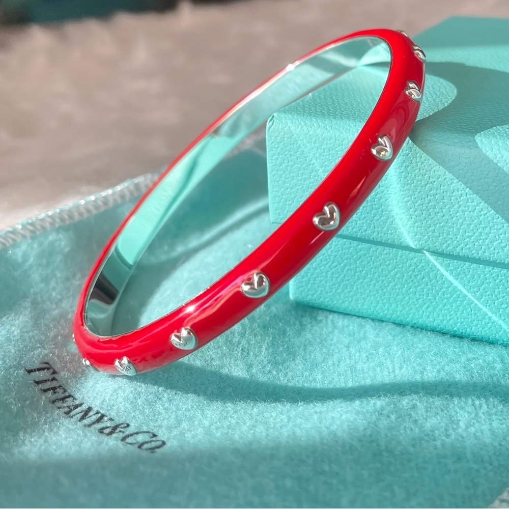 Tiffany and Co. Red Heart ❤️ Bangle